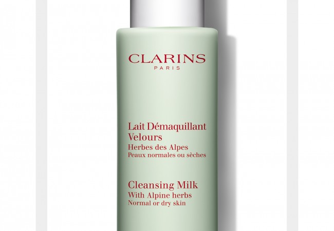 Cleansing Milk With Alpine Herbs from Clarins.