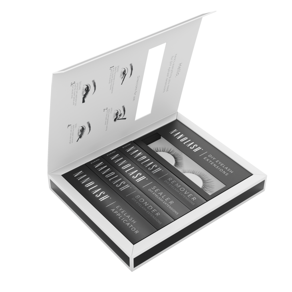 nanolash  Cluster lashes for self application